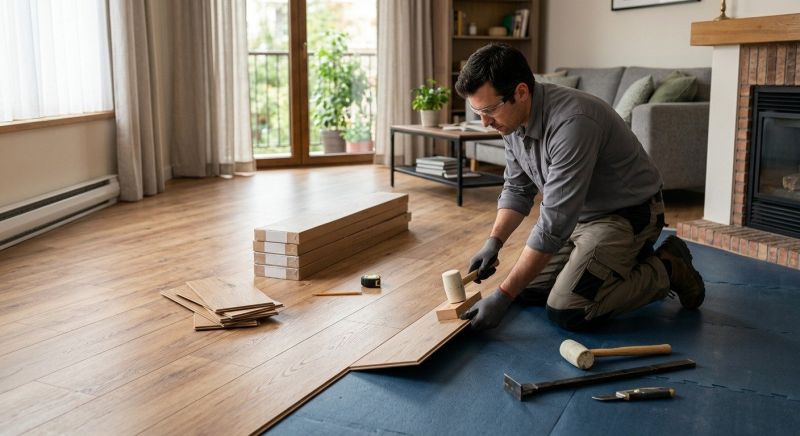 Laminate Floor Installation in Laurel, MD