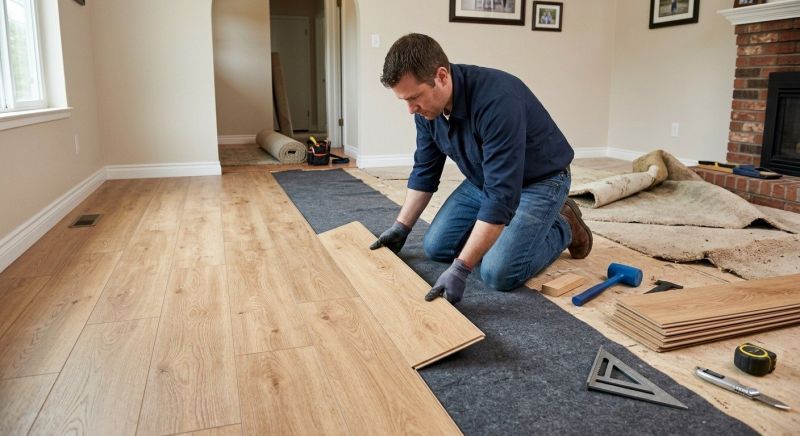 Laminate Floor Remodeling in Crofton, MD