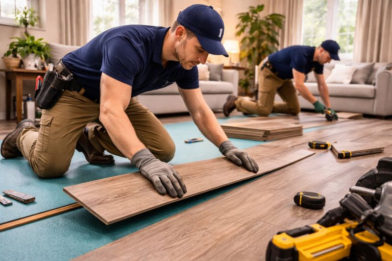 Laminate Floor Replacement in Clinton, MD