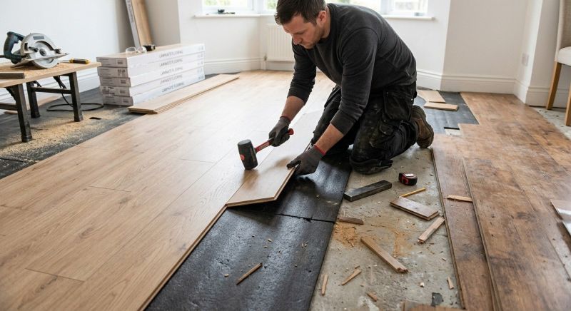 Laminate Floor Replacement in Columbia, MD