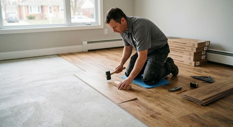 Linoleum Floor Installation in Bowie, MD