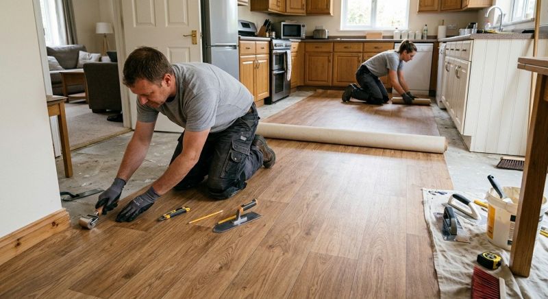 Linoleum Floor Installation in Crofton, MD