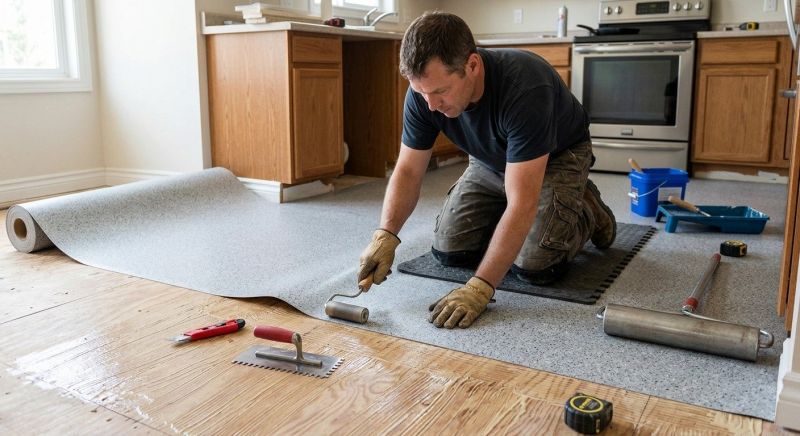 Linoleum Floor Installation in Woodstock, MD