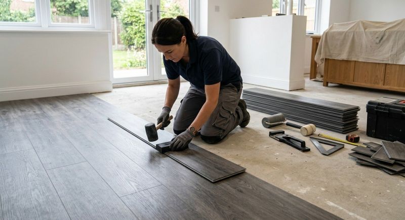 Luxury Vinyl Tile Installation in Woodstock, MD