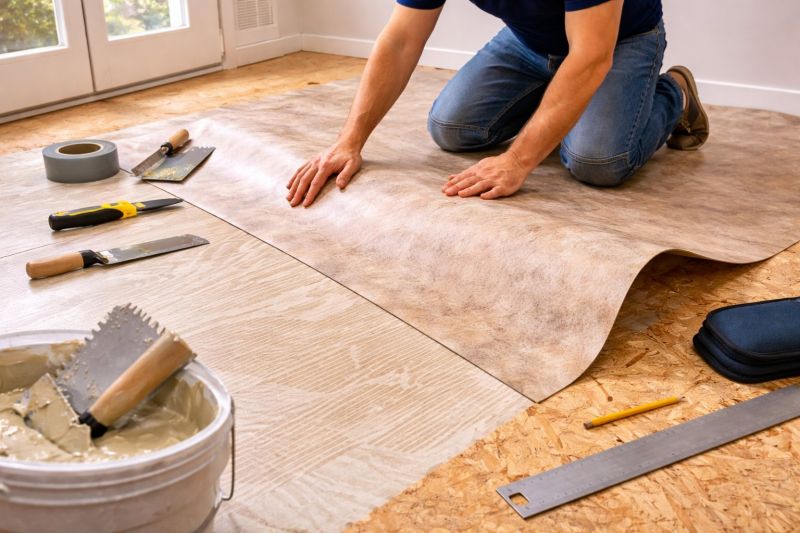 Sheet Vinyl Installation in Dunkirk, MD