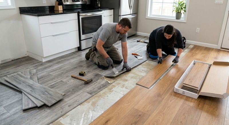Vinyl Floor Replacement in Crofton, MD